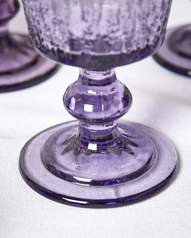 Lavender Wine Goblet