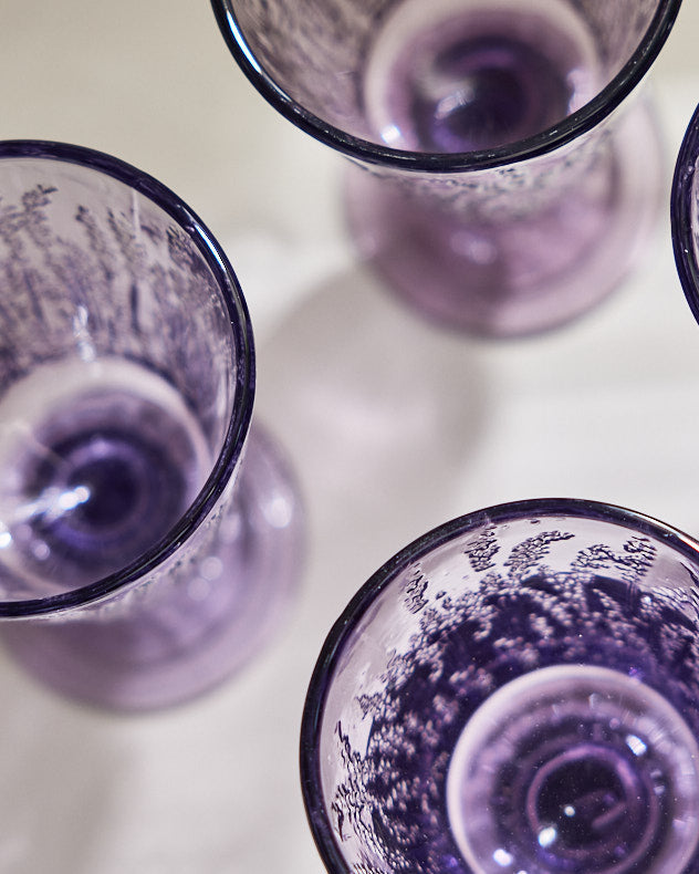 Lavender Wine Goblet