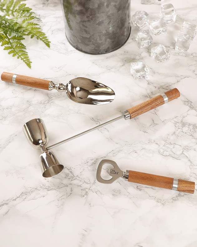 Wooden Cocktail Tools Barware Gift