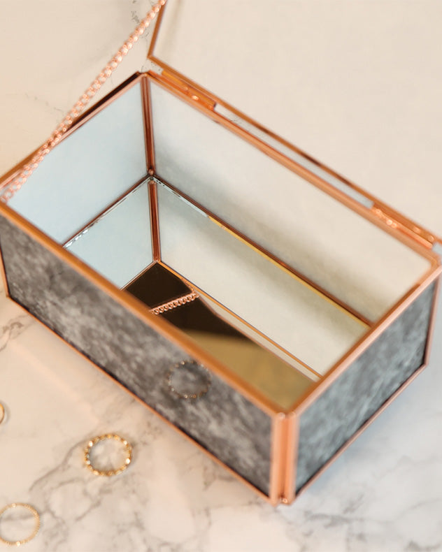 Rose Marble Jewellery Box