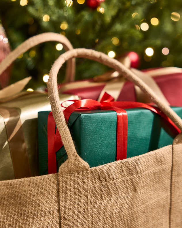 Gift Bags - Natural Deer Jute Gift Sack