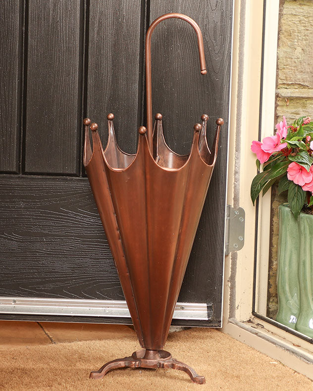 Brushed Copper Umbrella Stand
