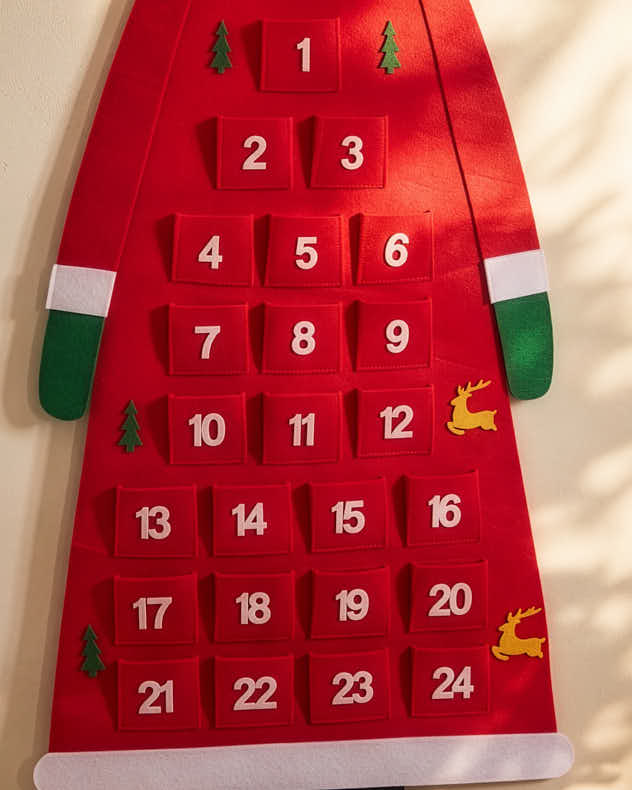 Personalised Santa Claus Advent Calendar