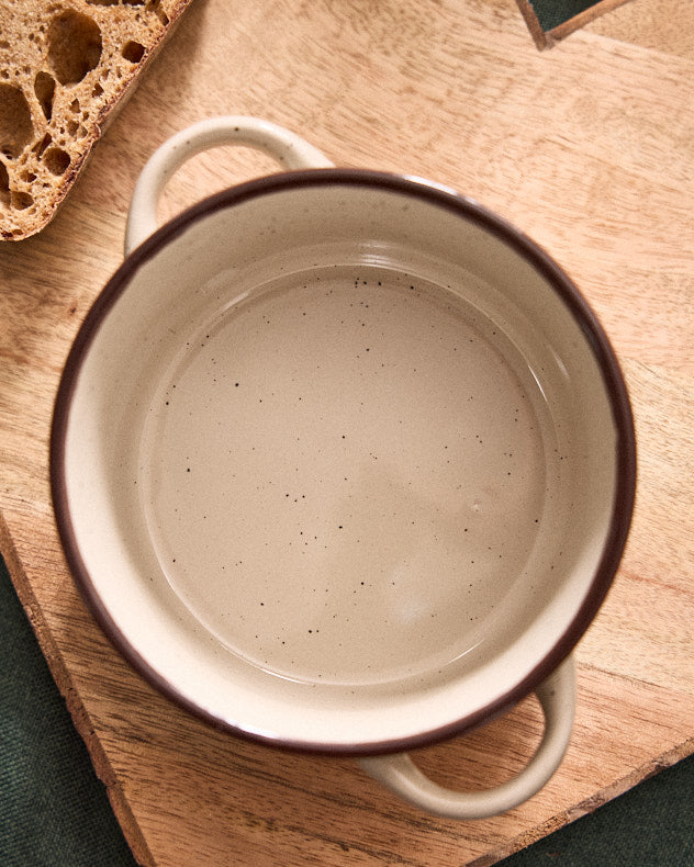 Cream Soup Bowl with Handles