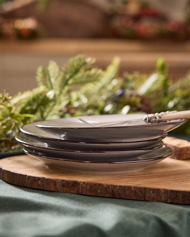 Plates - Peppered Grey Side Plate