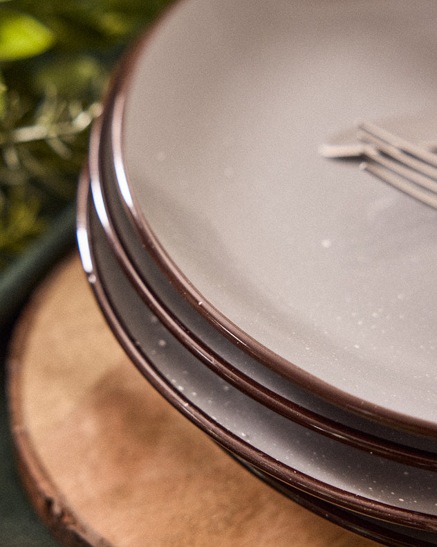 Plates - Peppered Grey Side Plate