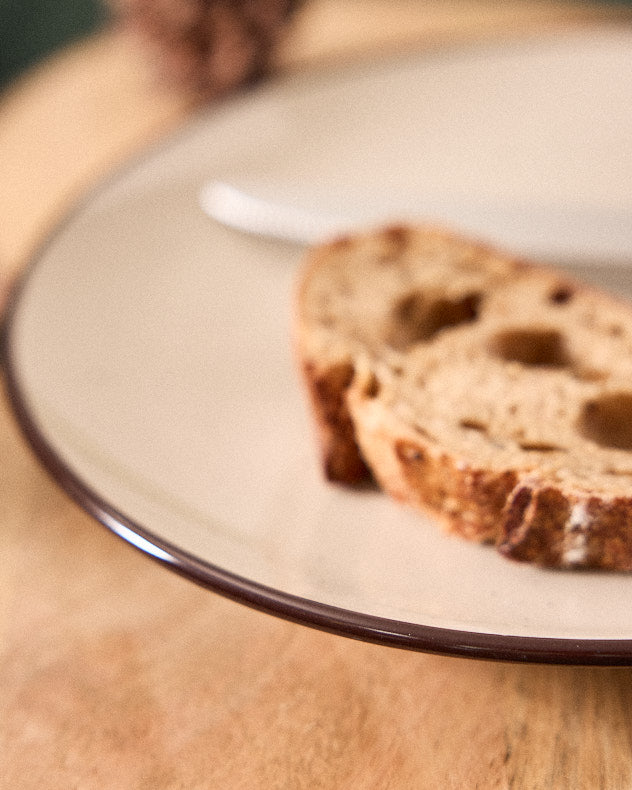 Peppered Cream Side Plate