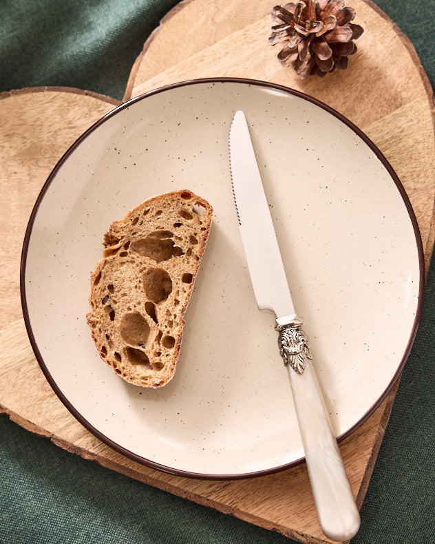 Plates - Peppered Cream Side Plate