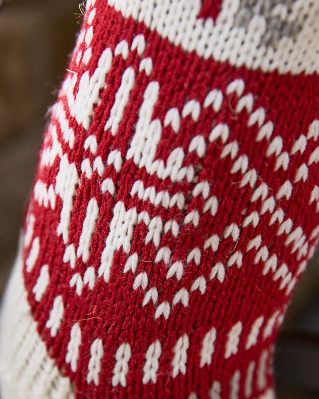 Personalised Fair Isle Knitted Stockings