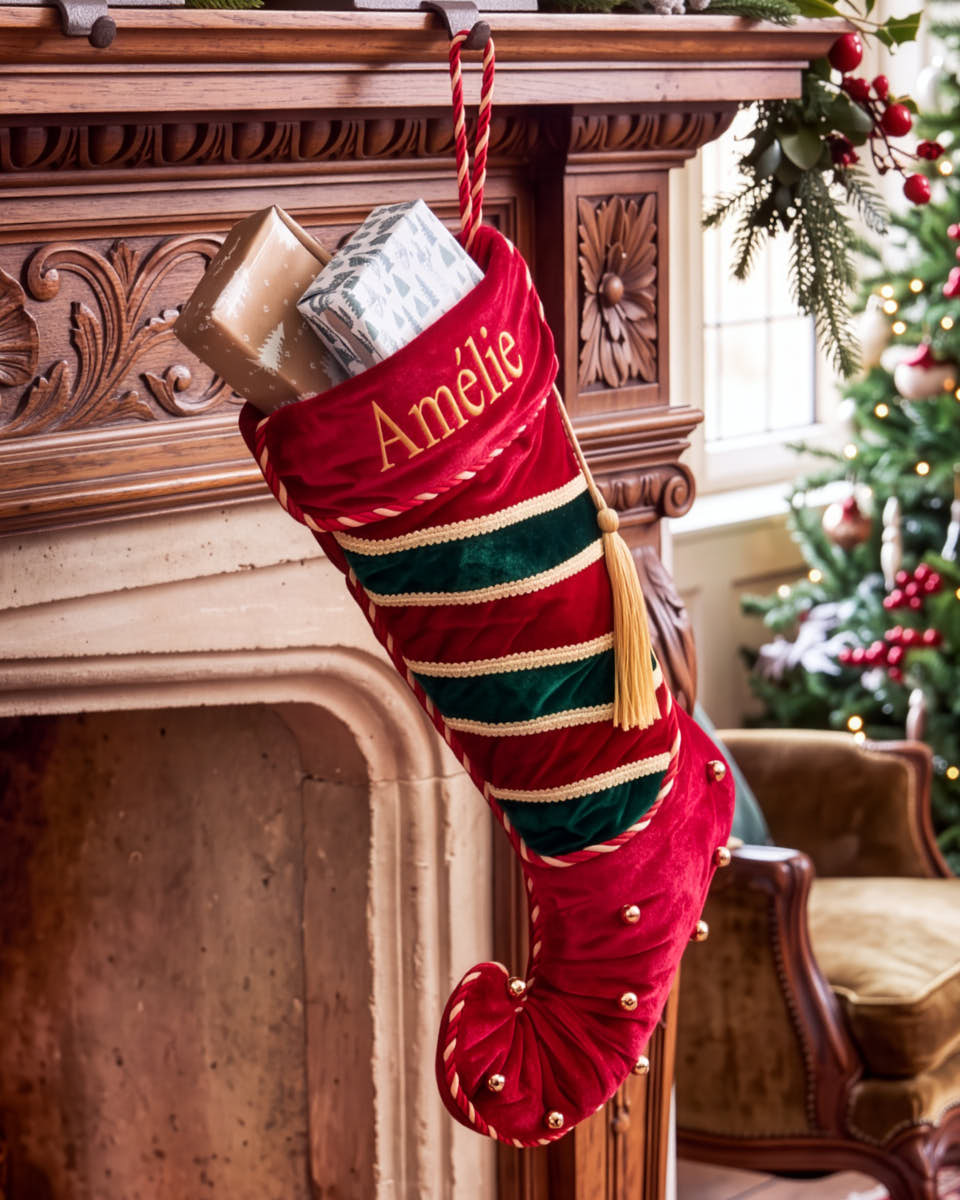 Velvet Boot Personalised Stocking