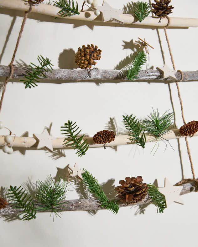 Christmas Decorations - Winter Sparkle Christmas Tree Ladder