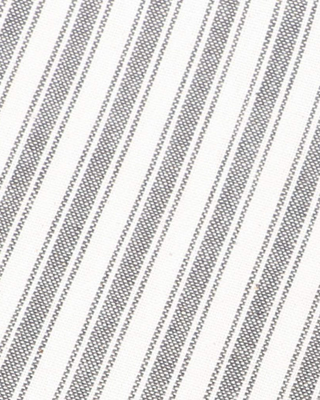 Napkins - Set of 4 Grey Stripe Fabric Napkins