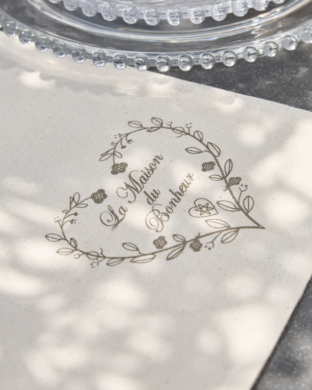 Set of 2 Bonheur Fabric Placemats
