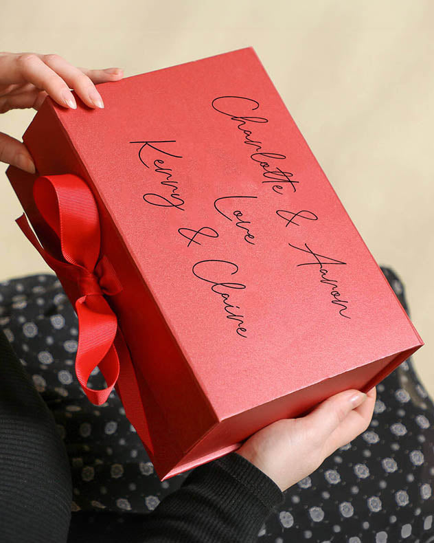 Personalised Luxury Gift Boxes with Ribbon