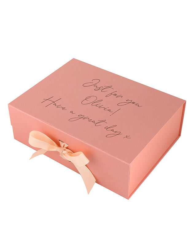 Personalised A4 Pink Gift Box