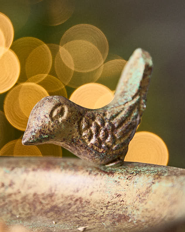 Personalised Brass Heart Bird Feeder