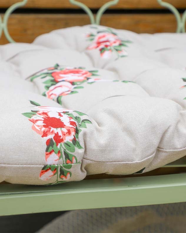 Floral outdoor bench cushions sale