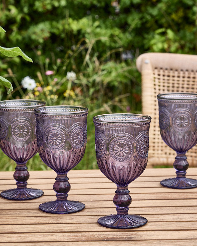 Parisian Purple Wine Goblet
