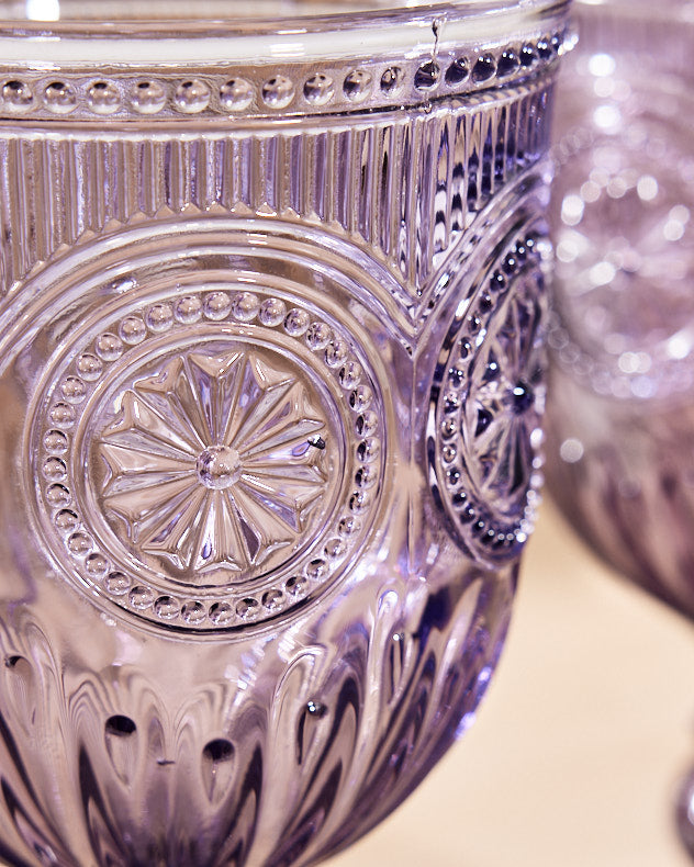 Wine Glasses - Parisian Purple Wine Goblet
