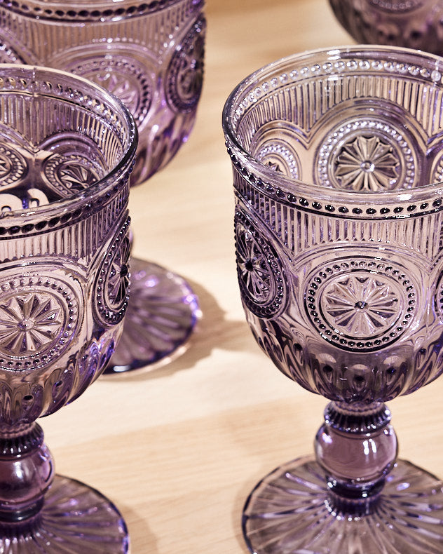 Parisian Purple Wine Goblet