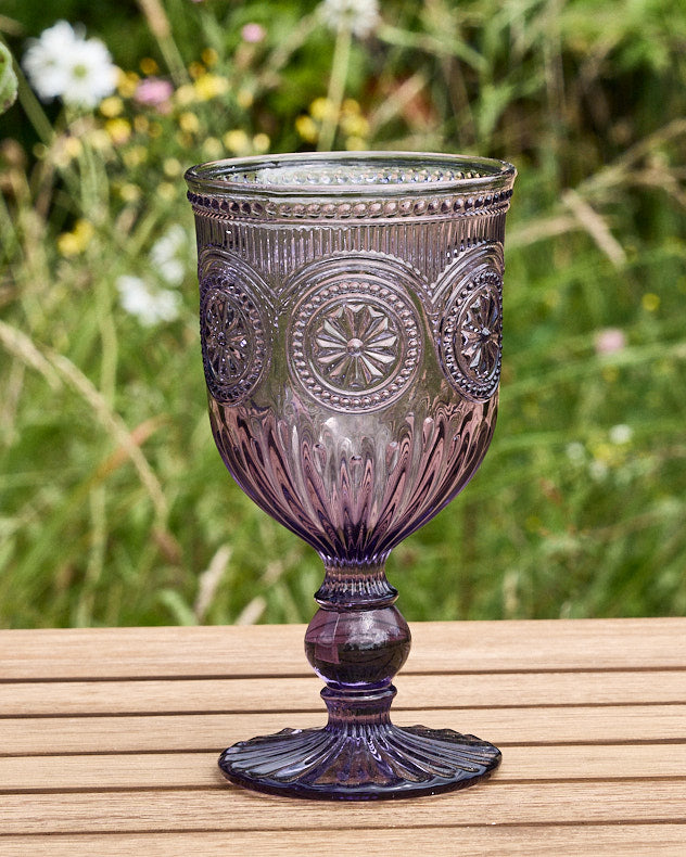 Parisian Purple Wine Goblet