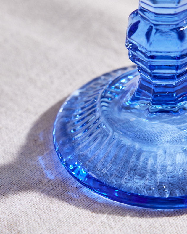 Parisian Blue Wine Goblet