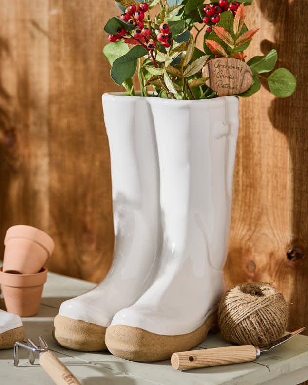 Personalised Large Wellie Planter