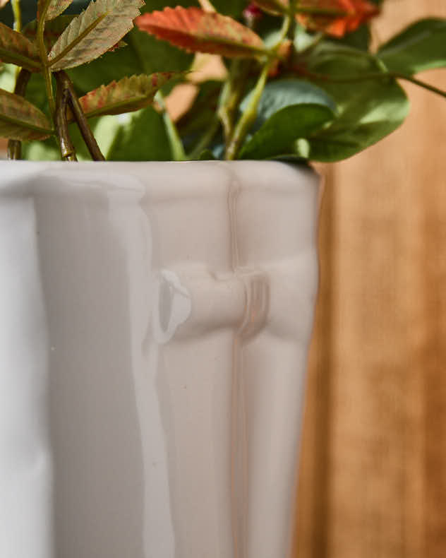 White Wellington Boots Planter