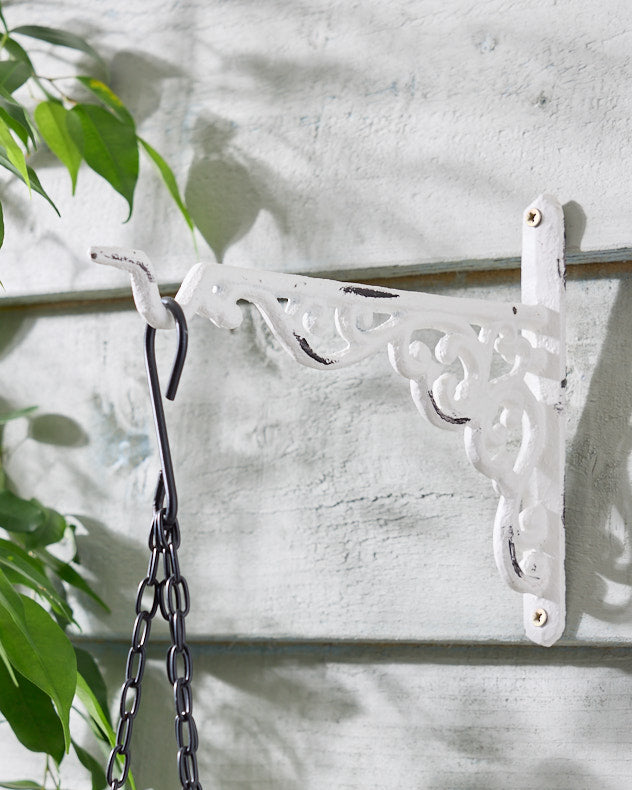 Scrolled Ivory Hanging Bracket