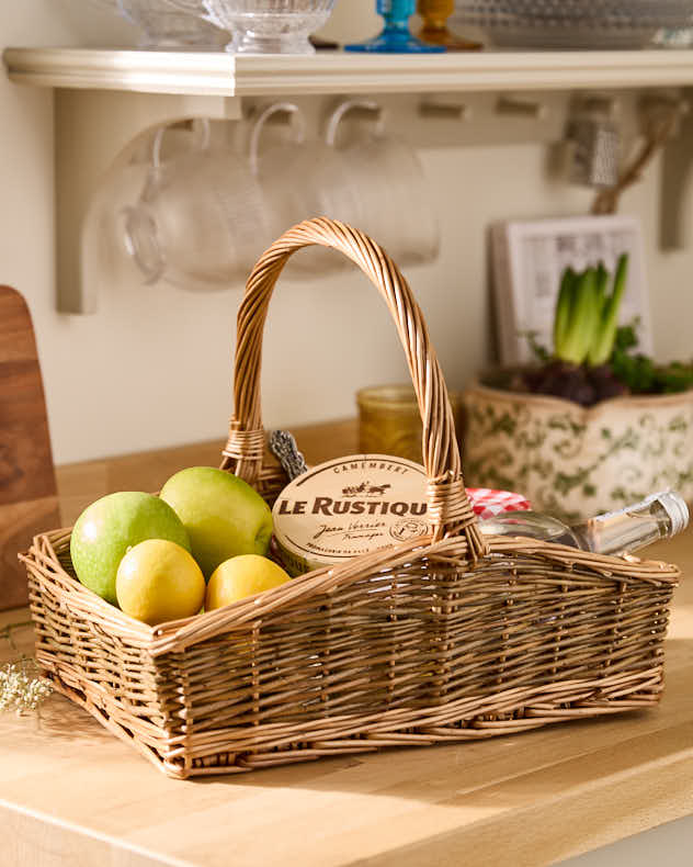 Sloped Antique Wash Flower Trug