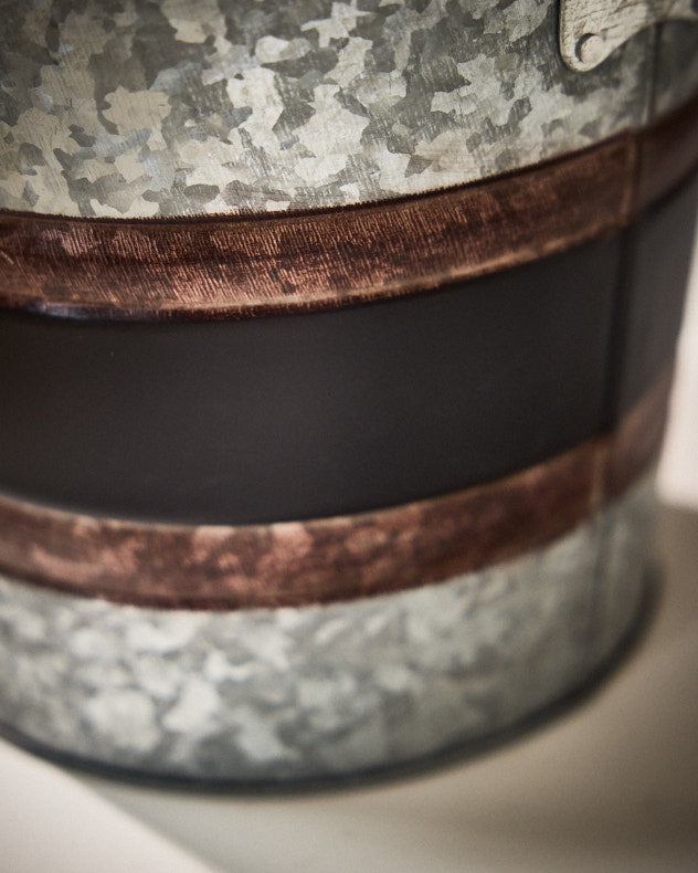 Black Band Fireside Kindling Bucket