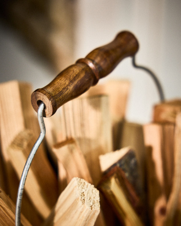 Black Band Fireside Kindling Bucket
