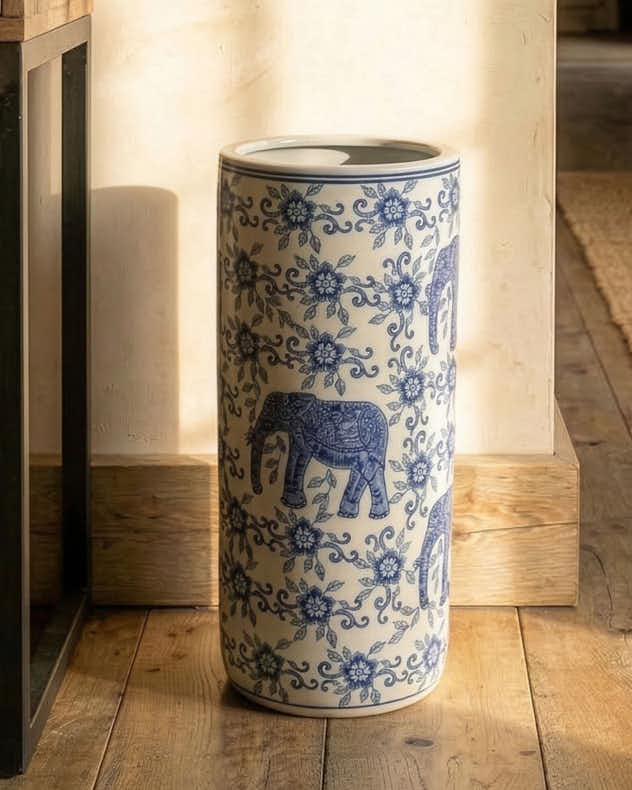 Umbrella Stands - Fine China Print Ceramic Umbrella Stand