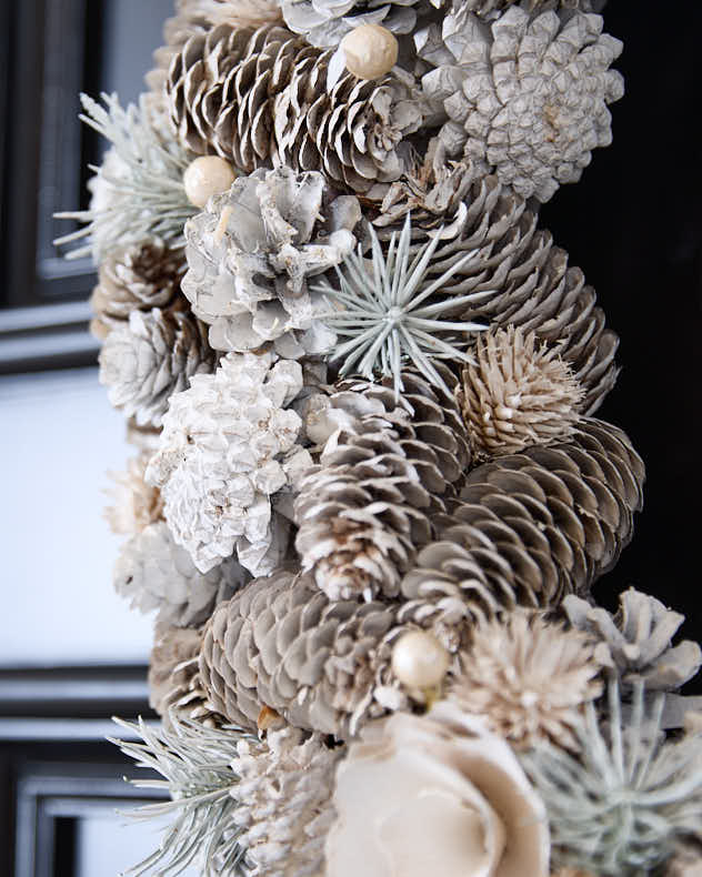 Giant Morning Frost Wreath 50cm