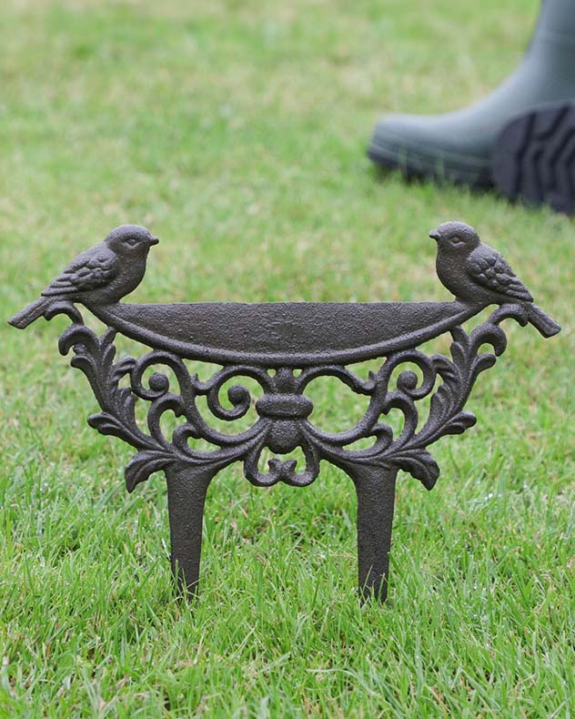 Love Birds Cast Iron Boot Scraper