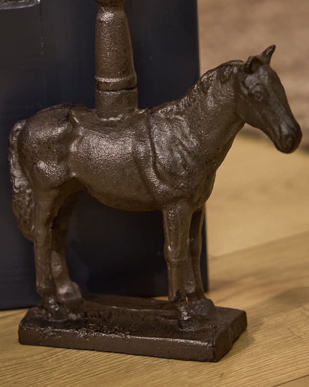 Horse Door Stop with Handle