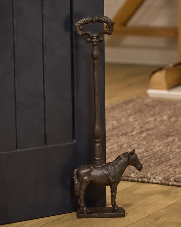 Horse Door Stop with Handle