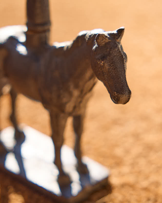 Horse Door Stop with Handle