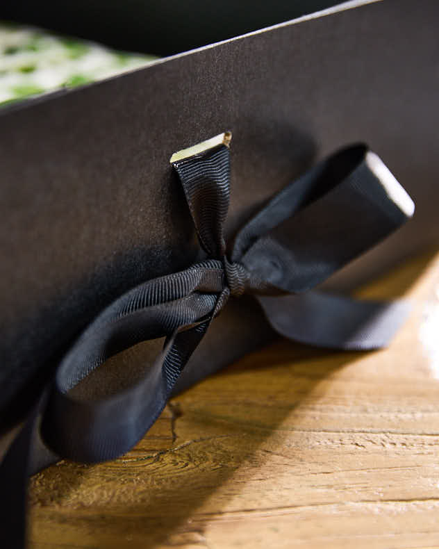 Personalised A4 Black Gift Box