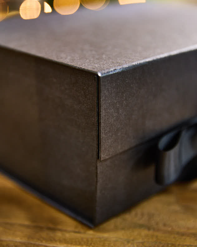 Personalised A5 Black Gift Box