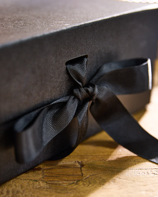 Gift Boxes - Personalised A5 Black Gift Box