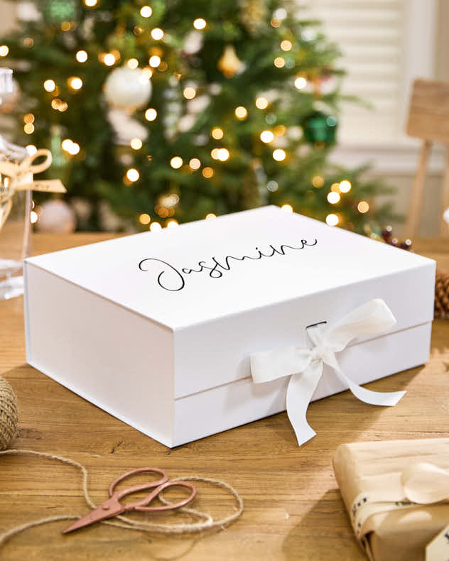 Personalised A4 Ivory Gift Box