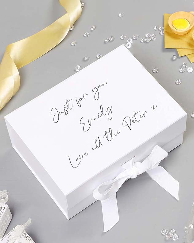 Personalised A5 Ivory Gift Box