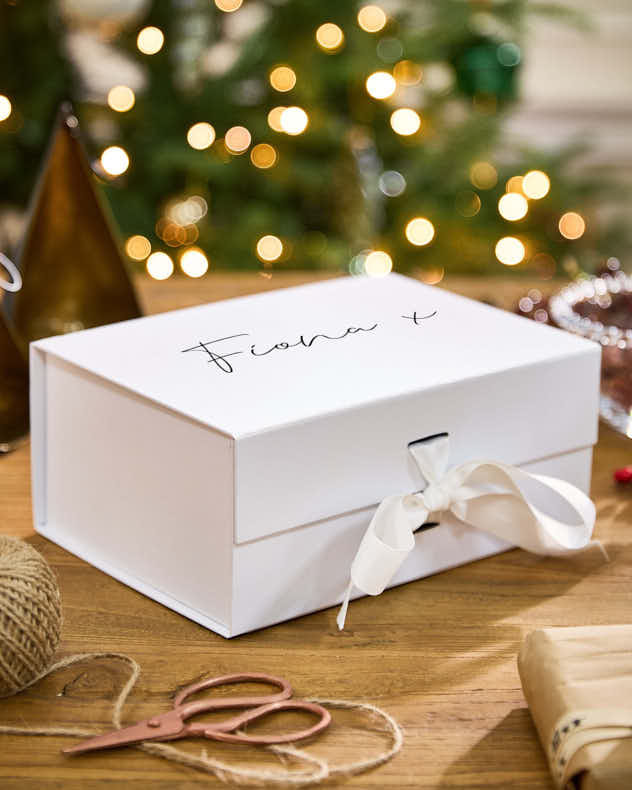 Personalised Luxury Gift Boxes with Ribbon