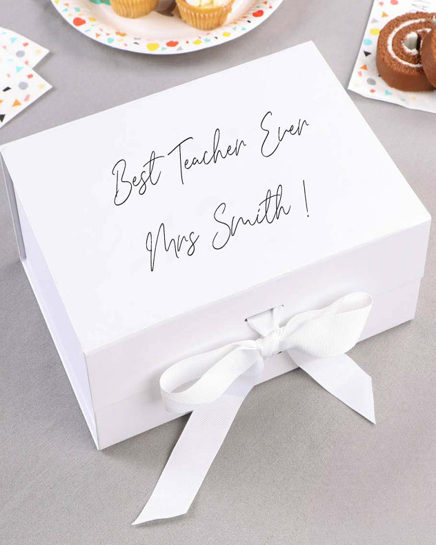 A4 Personalised Teacher Gift Box