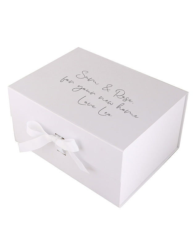 Personalised Deep A4 Ivory Gift Box