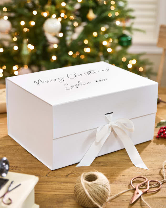 Personalised Luxury Gift Boxes with Ribbon