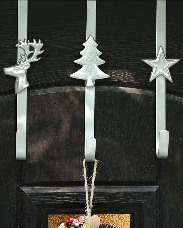 Silver Deer Wreath Hanger