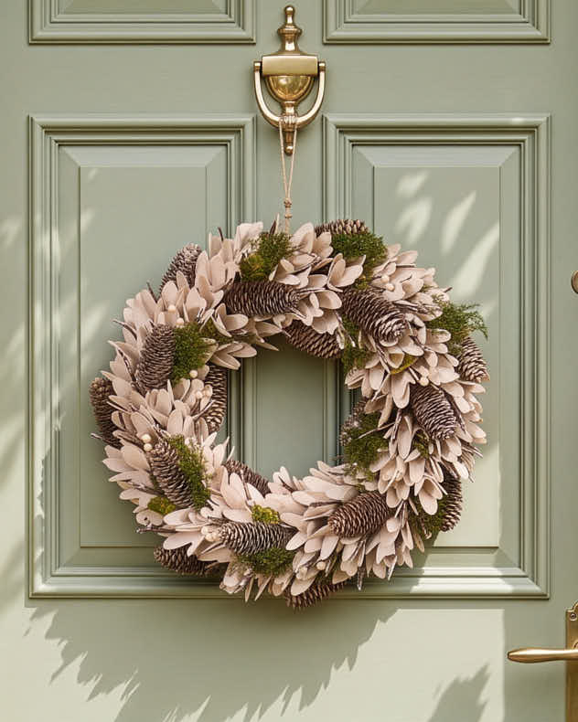 Islington Natural Wreath 40cm