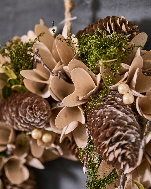 Islington Natural Indoor Wreath 40cm